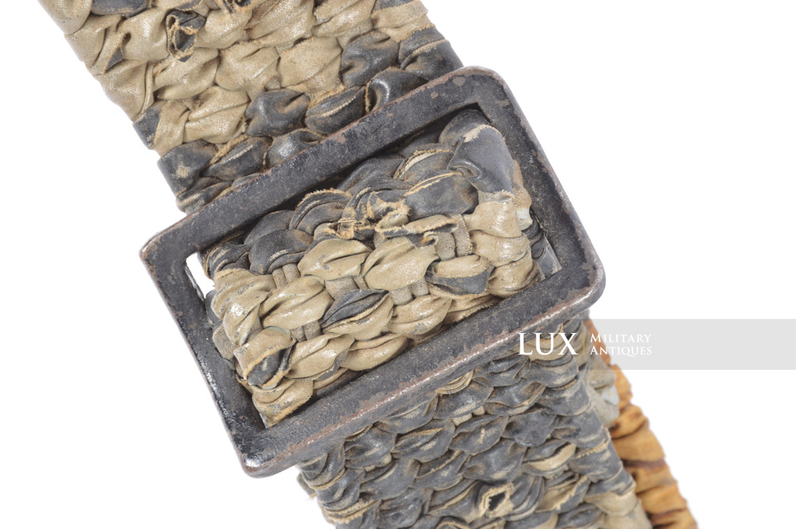 Late-war German MG34/42 ammo box carrying strap, « ersatz » - photo 11