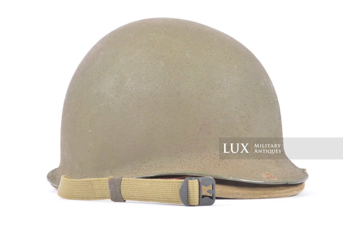 USM1 front seam fixed bale combat helmet, « Hawley liner, first type » - photo 8
