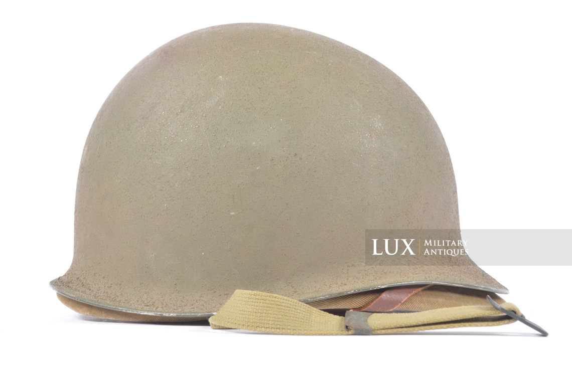 USM1 front seam fixed bale combat helmet, « Hawley liner, first type » - photo 9