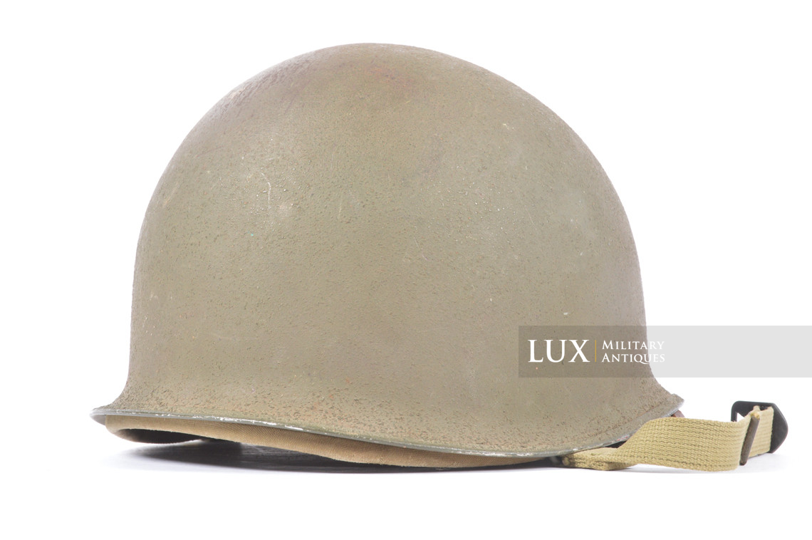 USM1 front seam fixed bale combat helmet, « Hawley liner, first type » - photo 10