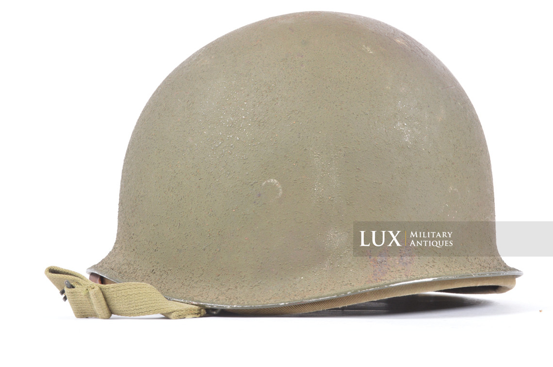USM1 front seam fixed bale combat helmet, « Hawley liner, first type » - photo 12