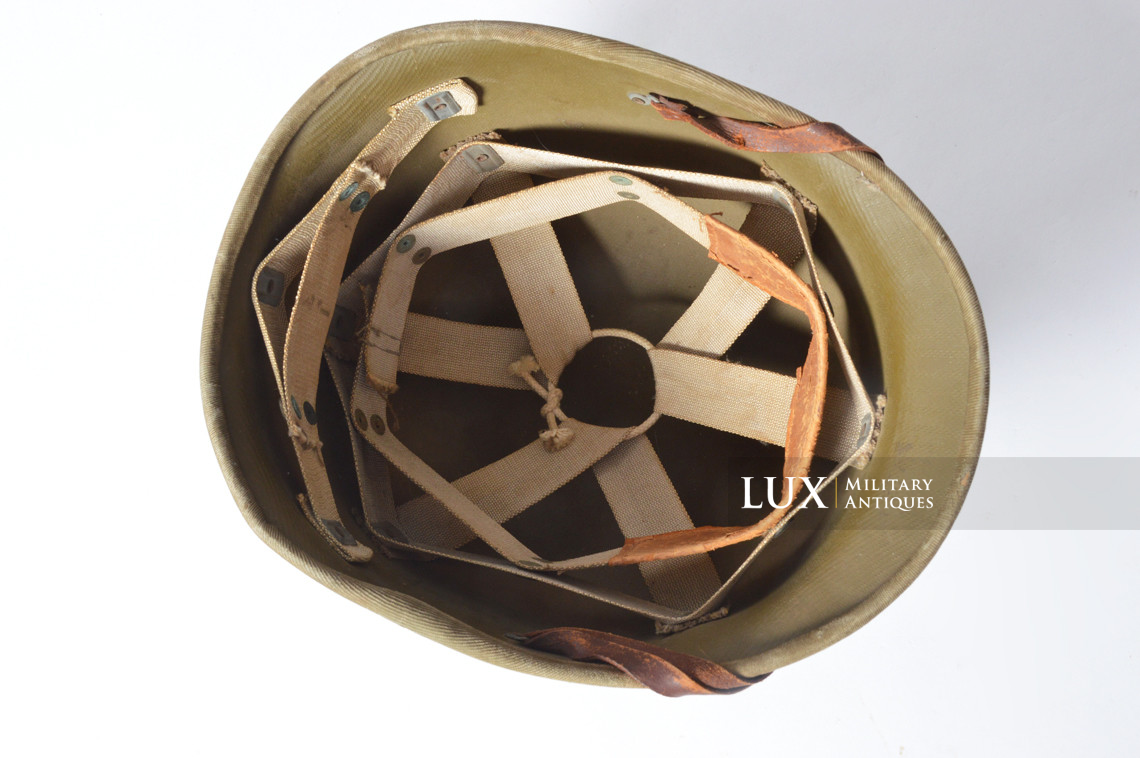 USM1 front seam fixed bale combat helmet, « Hawley liner, first type » - photo 33