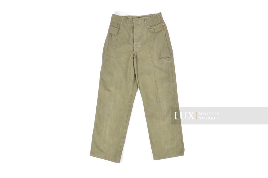 US Army chemically impregnated HBT trousers, « D-DAY » - photo 14