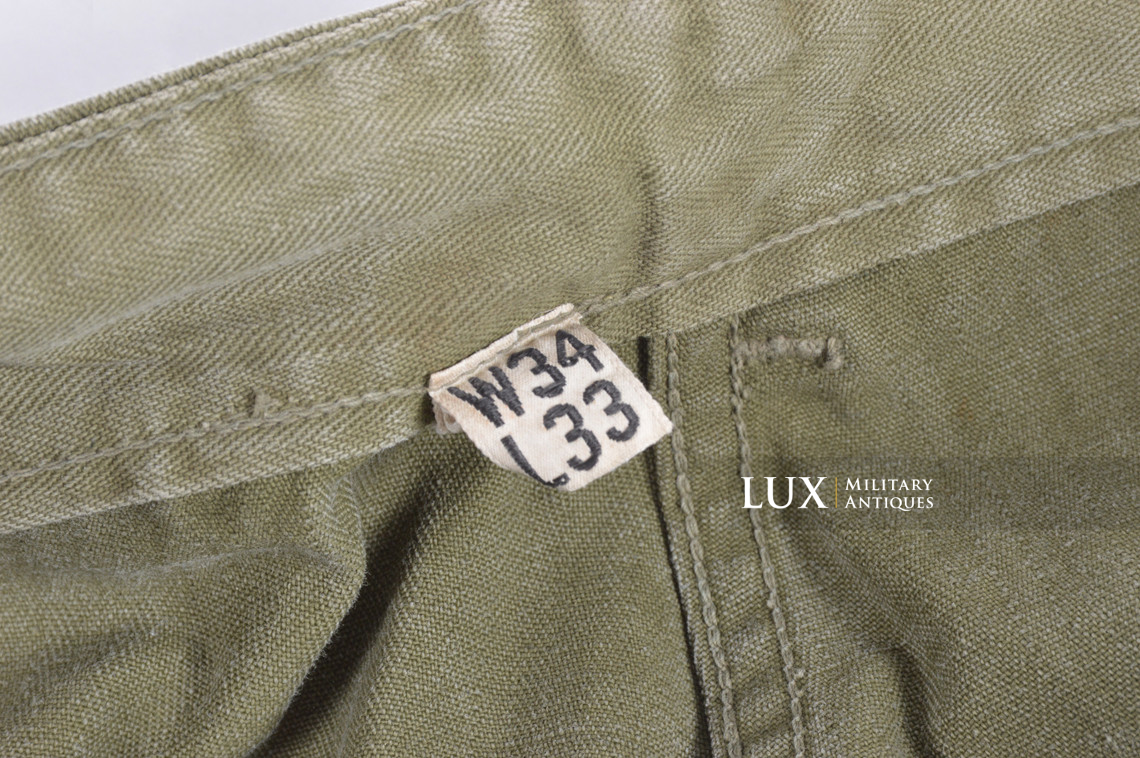 US Army chemically impregnated HBT trousers, « D-DAY » - photo 19