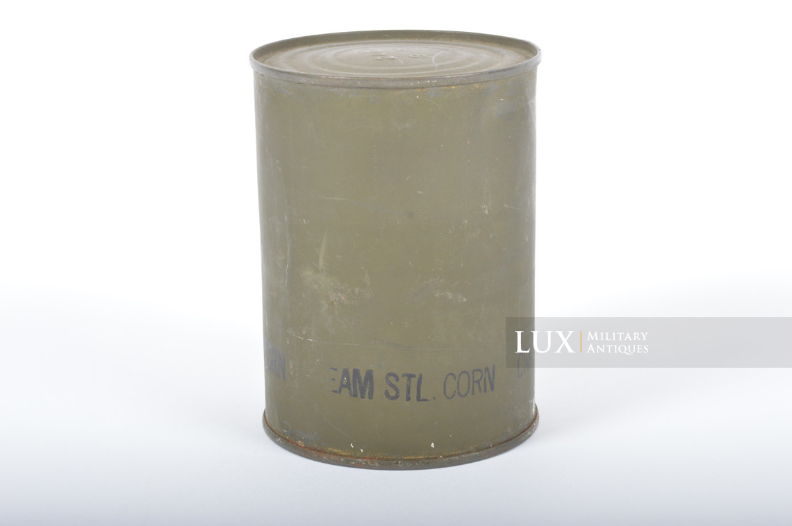 Unopened US ARMY cream corn can - photo 7