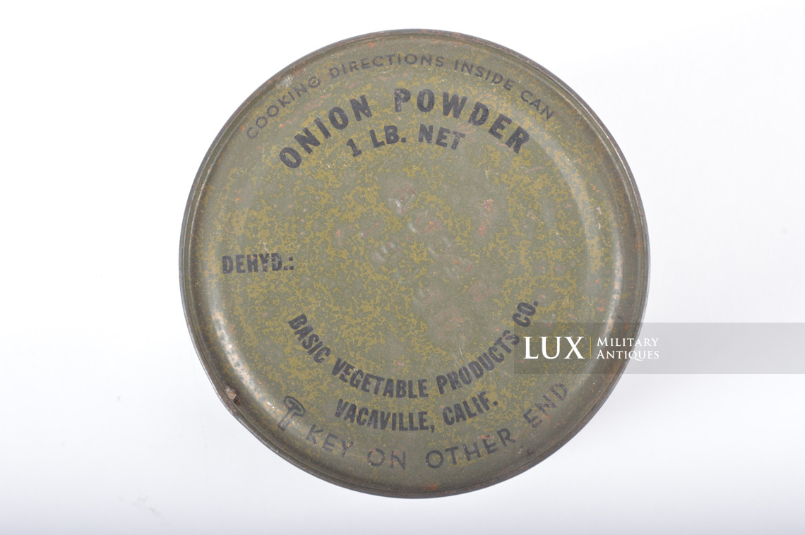 Boite de ration US ARMY, « onion powder » - photo 10