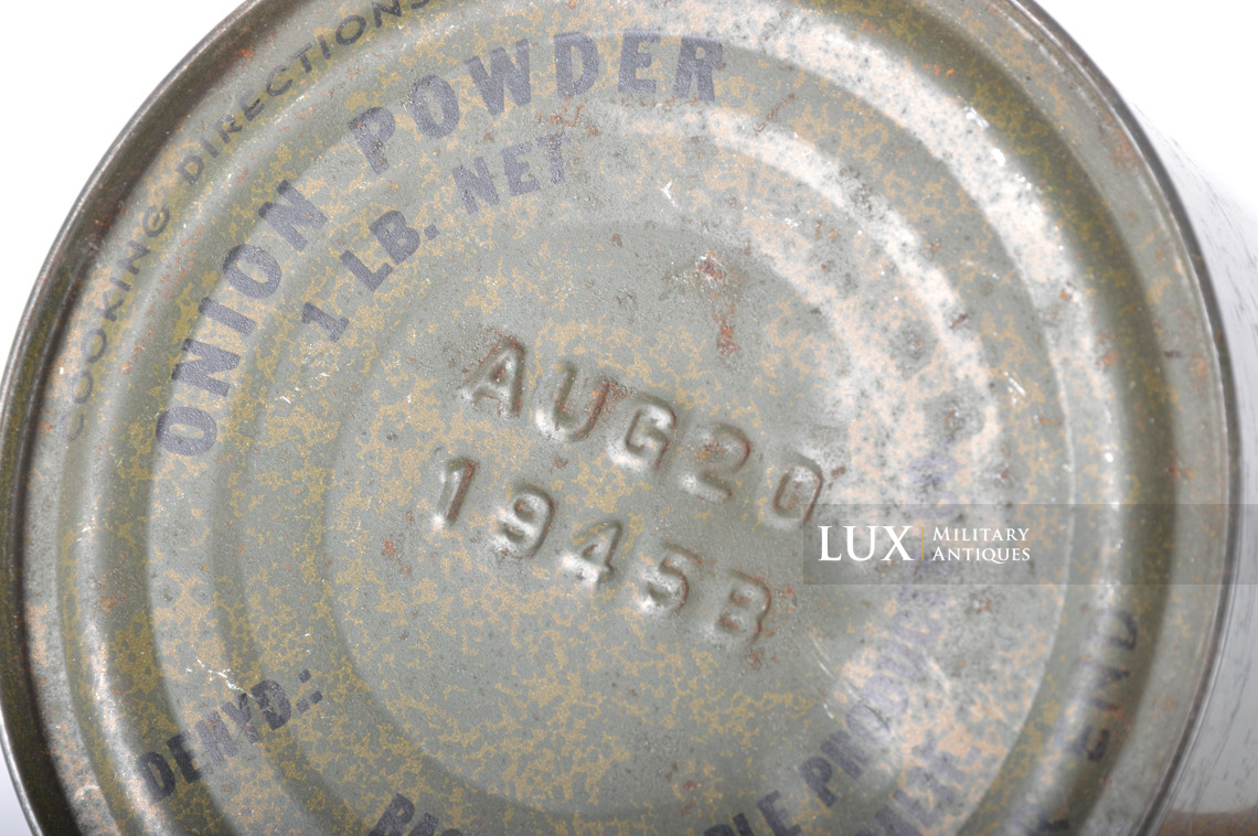Boite de ration US ARMY, « onion powder » - photo 11