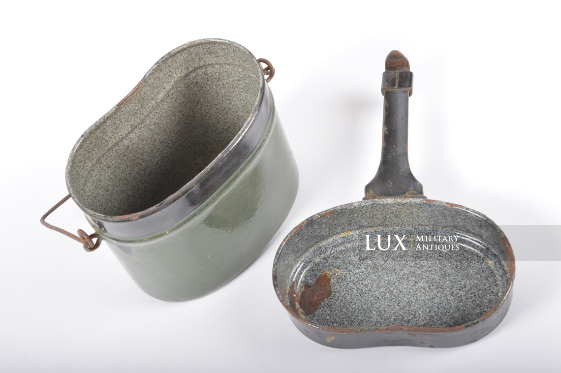 Rare German enameled late-war mess kit - photo 13