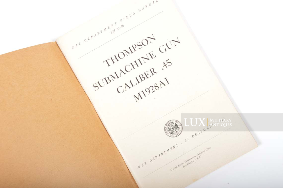US Thompson Submachine Gun Handbook - photo 7