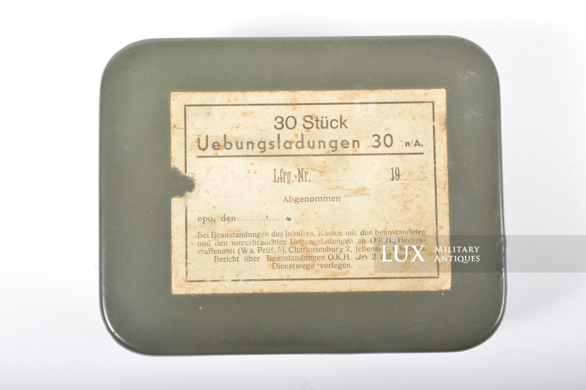 Boite allemande pour 30 allumeurs pour grenades, « Uebungsladungen » - photo 7