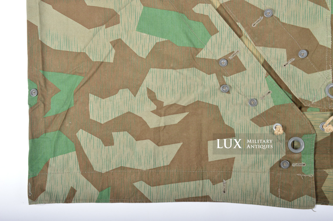 Unissued Heer / Luftwaffe splinter camouflage shelter quarter / poncho , « RBNr. » - photo 7