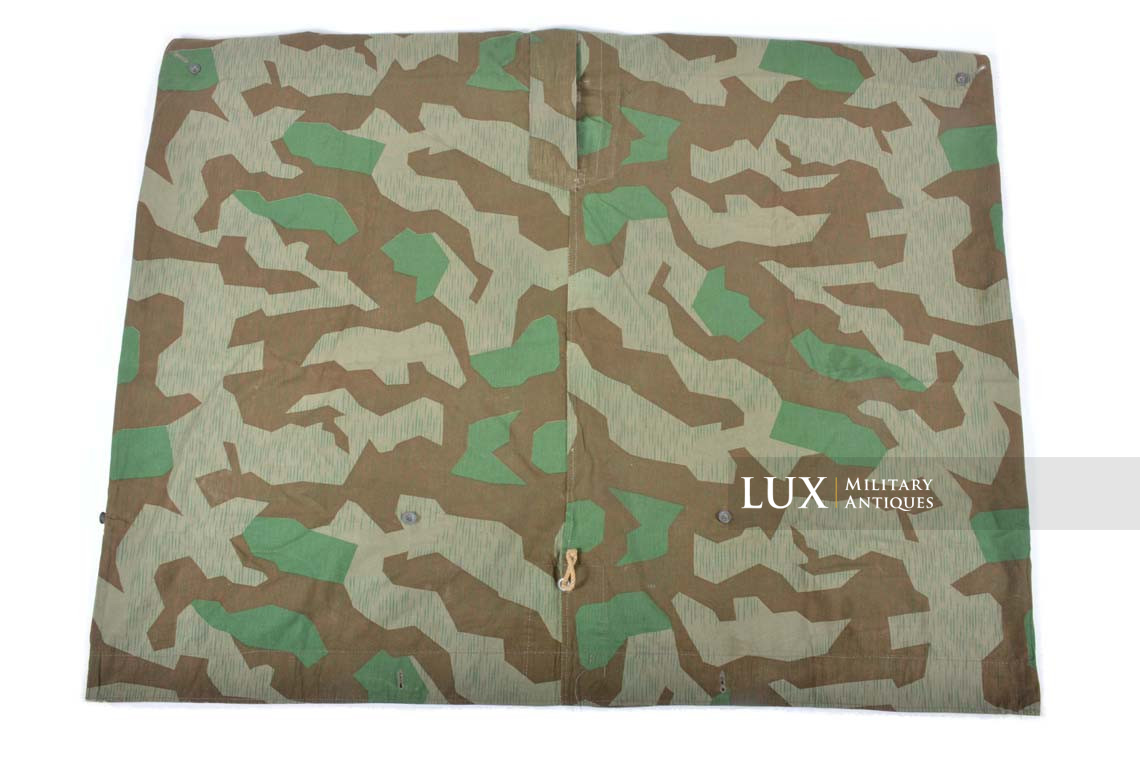Unissued Heer / Luftwaffe splinter camouflage shelter quarter / poncho , « RBNr. » - photo 11