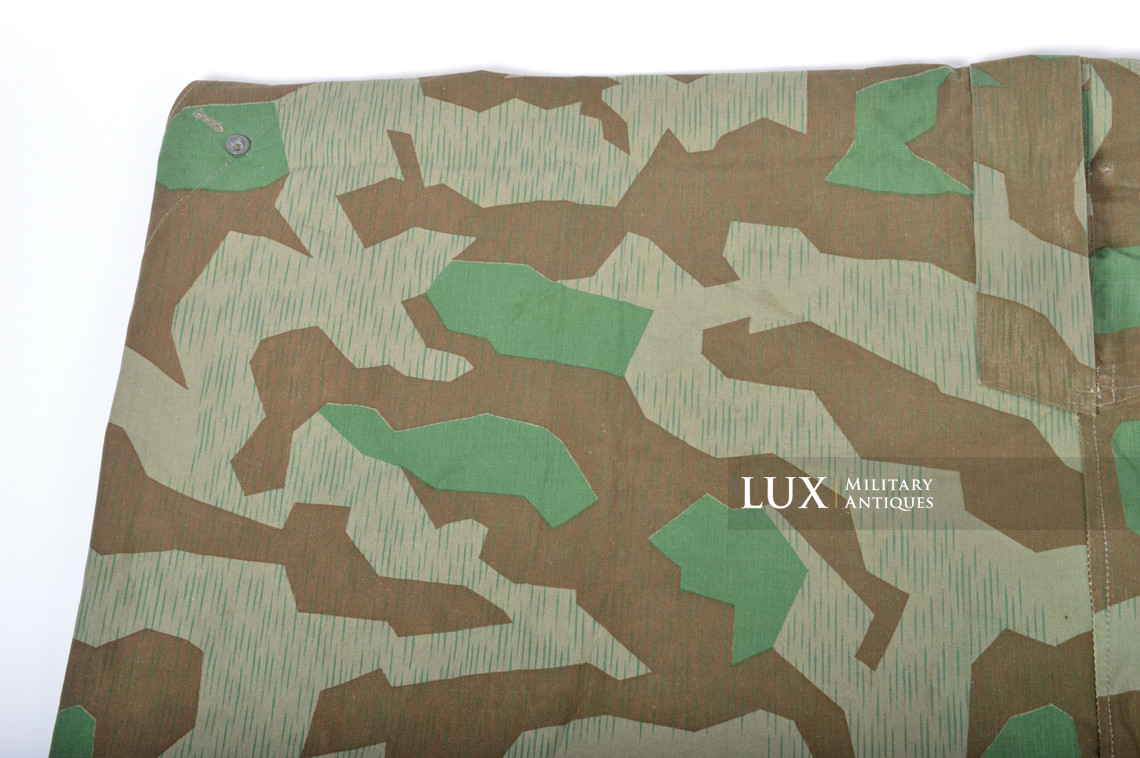 Unissued Heer / Luftwaffe splinter camouflage shelter quarter / poncho , « RBNr. » - photo 13