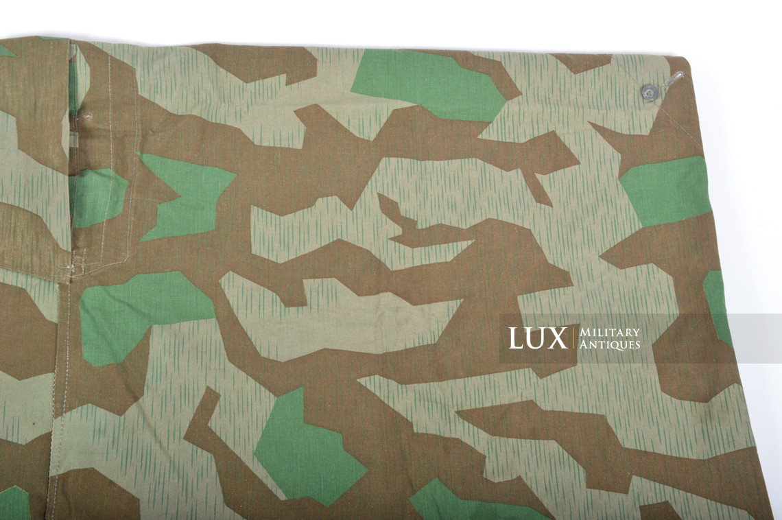 Unissued Heer / Luftwaffe splinter camouflage shelter quarter / poncho , « RBNr. » - photo 14