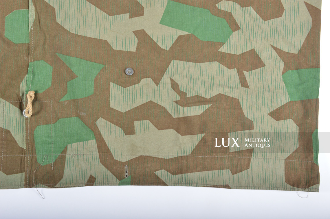 Unissued Heer / Luftwaffe splinter camouflage shelter quarter / poncho , « RBNr. » - photo 15