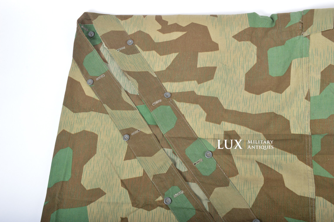 Unissued Heer / Luftwaffe splinter camouflage shelter quarter / poncho , « RBNr. » - photo 18