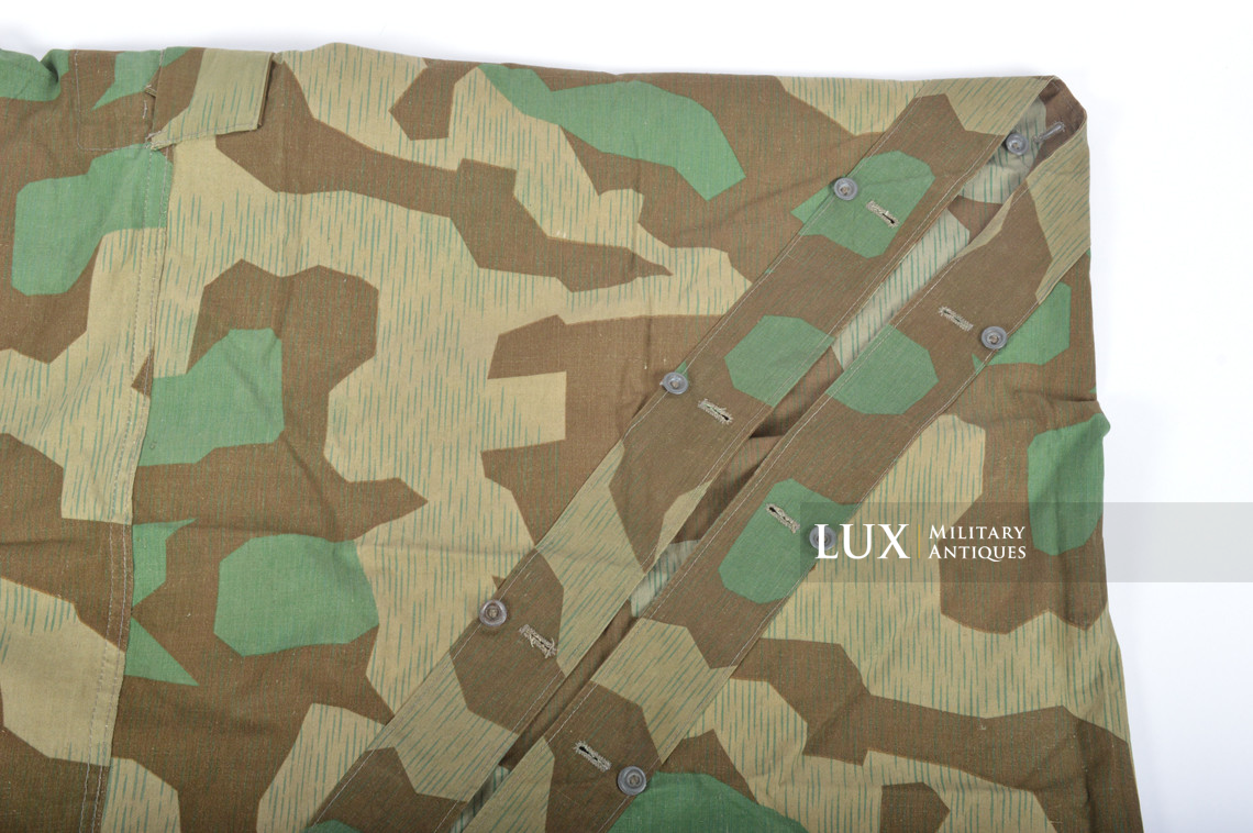 Unissued Heer / Luftwaffe splinter camouflage shelter quarter / poncho , « RBNr. » - photo 19