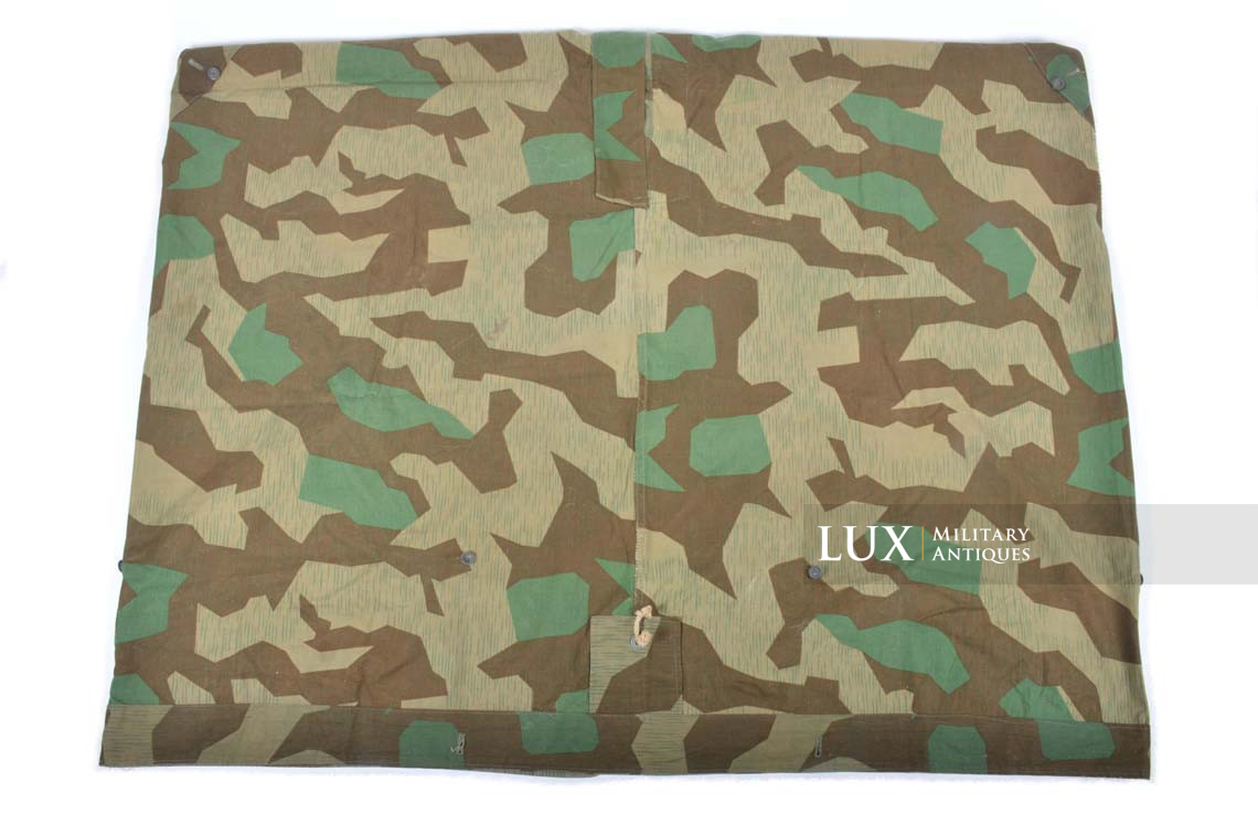 Unissued Heer / Luftwaffe splinter camouflage shelter quarter / poncho , « RBNr. » - photo 23