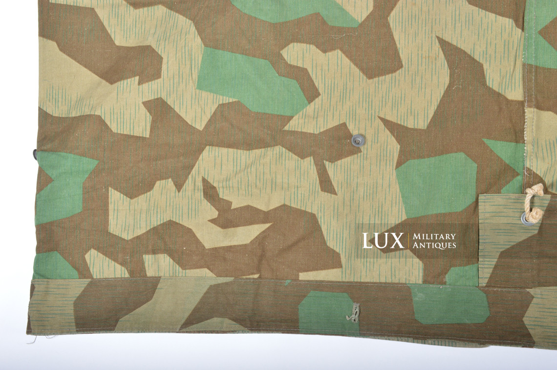 Unissued Heer / Luftwaffe splinter camouflage shelter quarter / poncho , « RBNr. » - photo 24