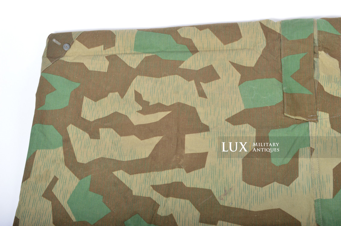 Unissued Heer / Luftwaffe splinter camouflage shelter quarter / poncho , « RBNr. » - photo 25