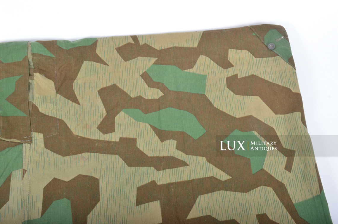 Unissued Heer / Luftwaffe splinter camouflage shelter quarter / poncho , « RBNr. » - photo 26