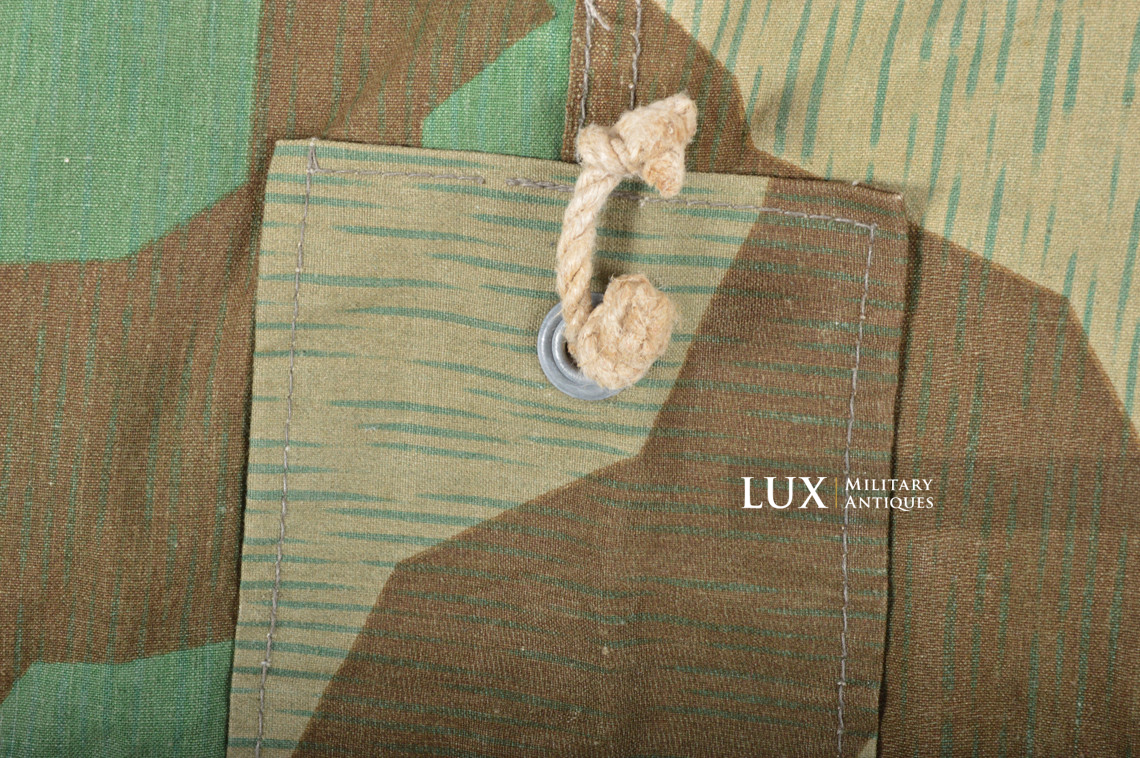 Unissued Heer / Luftwaffe splinter camouflage shelter quarter / poncho , « RBNr. » - photo 28