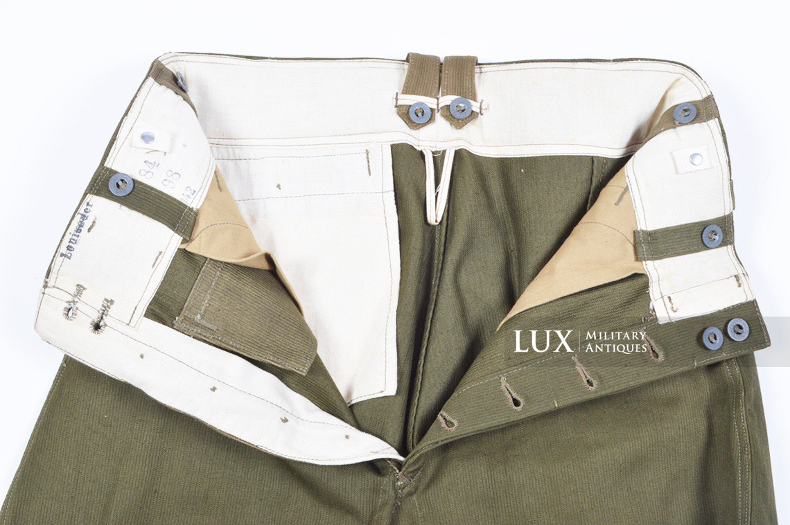German tropical issue officers breeches, dated 1942 - photo 20