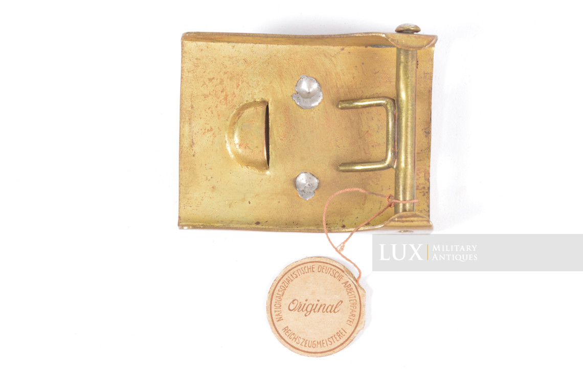 Unissued two piece construction German SA belt buckle, « Sturmabteilung » - photo 10