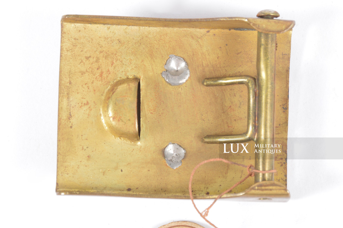 Unissued two piece construction German SA belt buckle, « Sturmabteilung » - photo 11