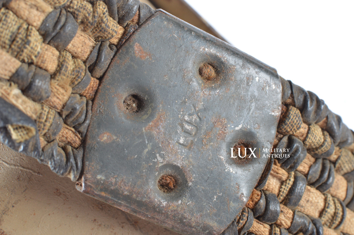 Rare German MG42 spare barrel carrier with carrying strap, « ersatz » - photo 23