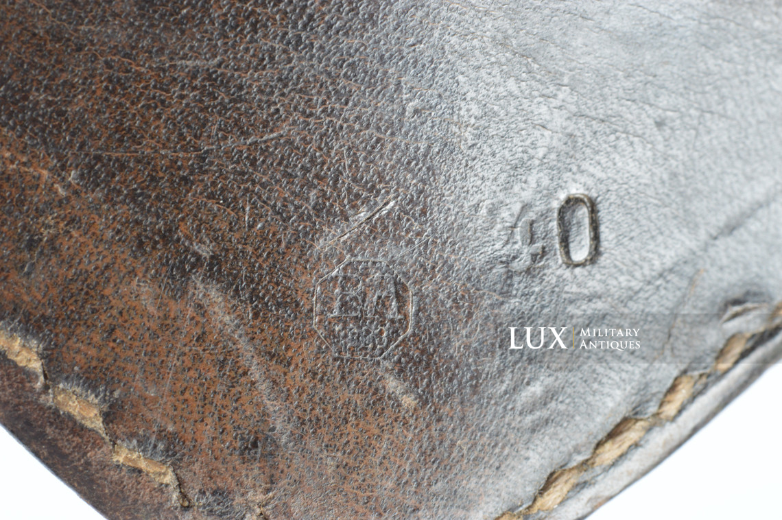 German folding shovel and carrying case, first pattern, « 1940 » - photo 17