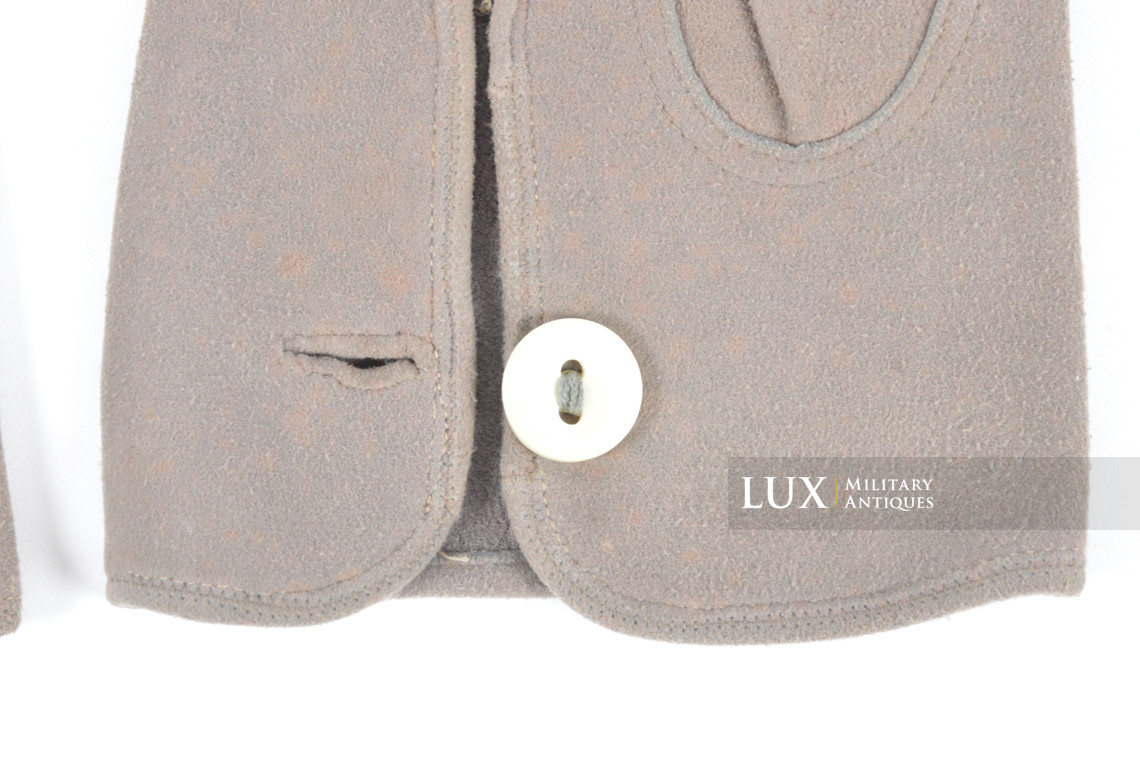 Paire de gants allemands d'officer en cuir de daim - photo 9