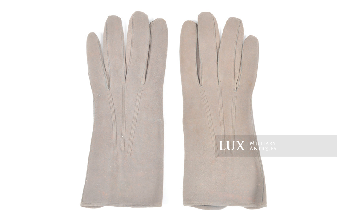 Paire de gants allemands d'officer en cuir de daim - photo 10