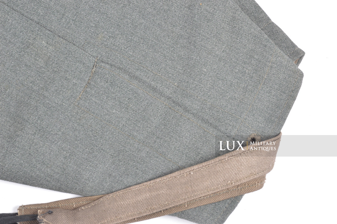 Heer / Waffen-SS M43 gabardine combat trousers, « Keilhose » - photo 12