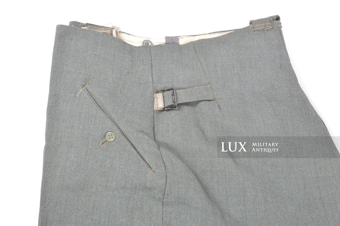 Heer / Waffen-SS M43 gabardine combat trousers, « Keilhose » - photo 8
