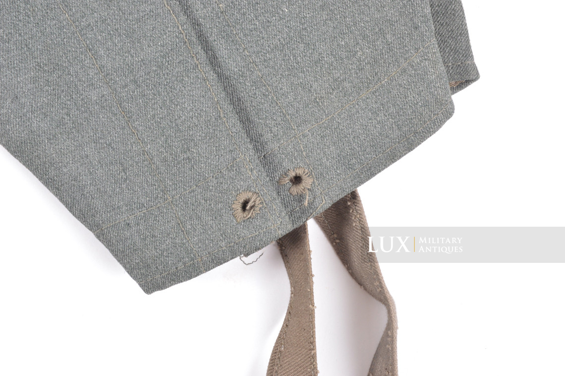 Heer / Waffen-SS M43 gabardine combat trousers, « Keilhose » - photo 11