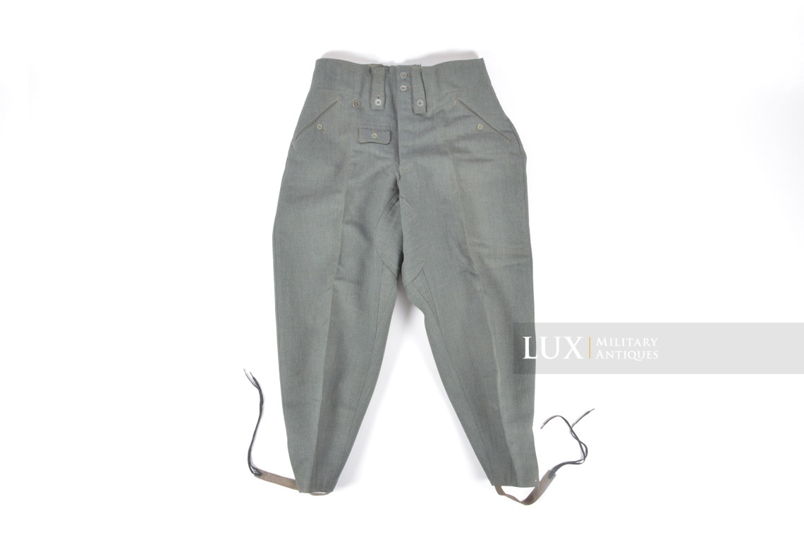 Heer / Waffen-SS M43 gabardine combat trousers, « Keilhose » - photo 20