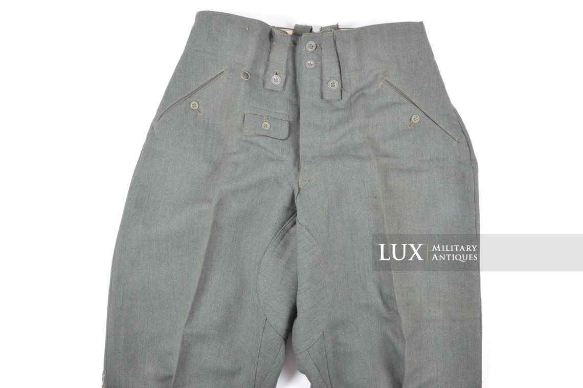 Heer / Waffen-SS M43 gabardine combat trousers, « Keilhose » - photo 21