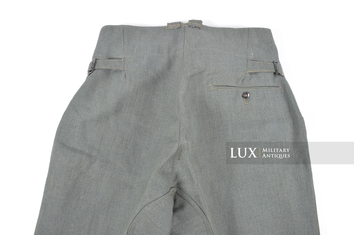 Heer / Waffen-SS M43 gabardine combat trousers, « Keilhose » - photo 26
