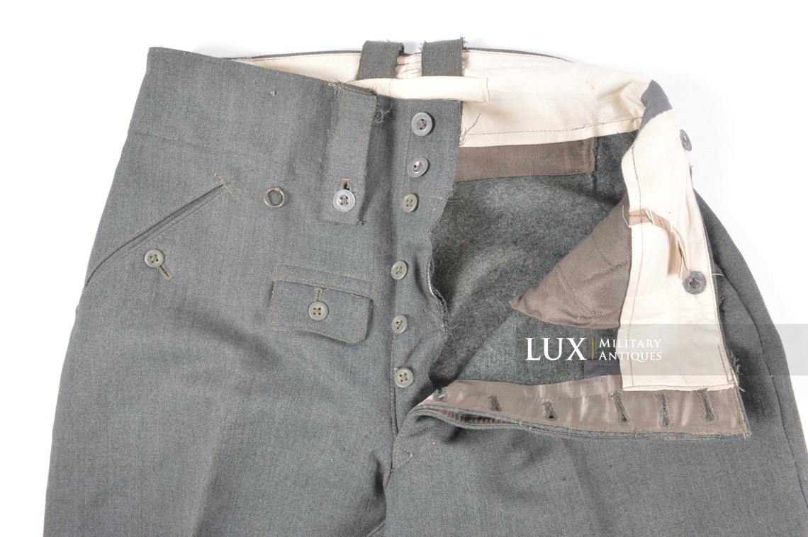 Heer / Waffen-SS M43 gabardine combat trousers, « Keilhose » - photo 30