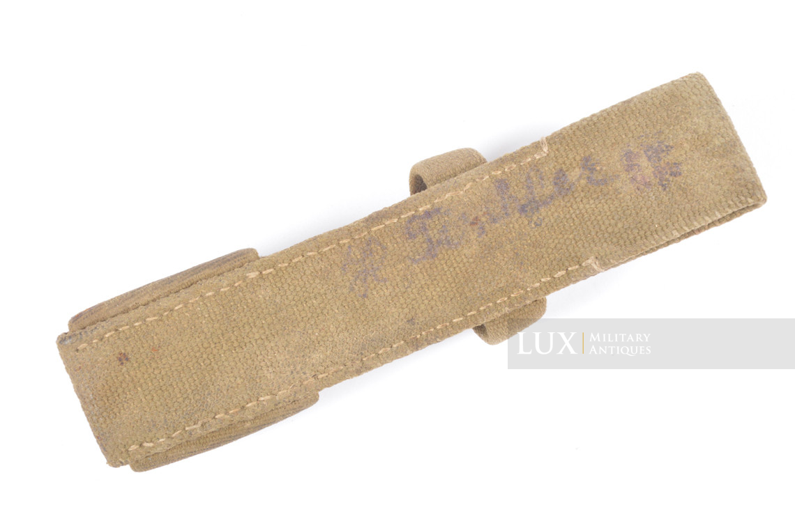 German tropical tan web k98 bayonet frog, « named » - photo 9