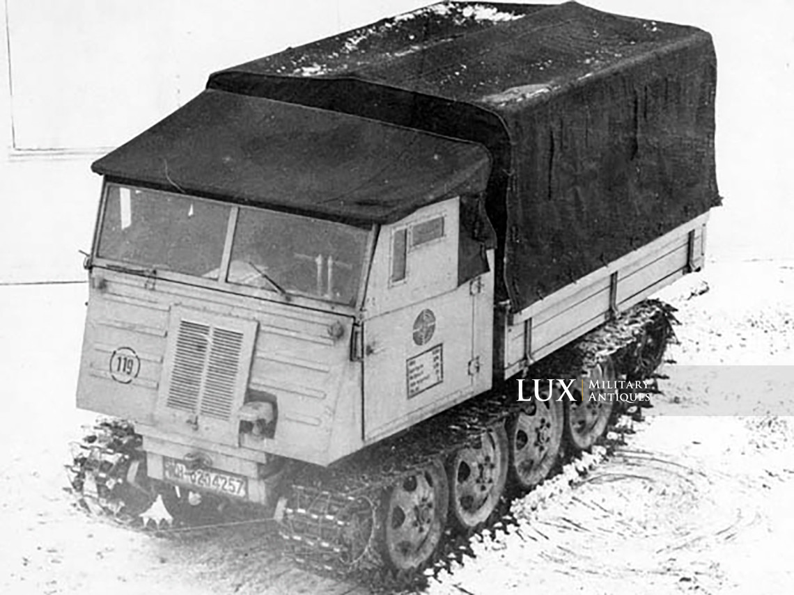 Porte fin de guerre de véhicule allemand, « RSO » - photo 7