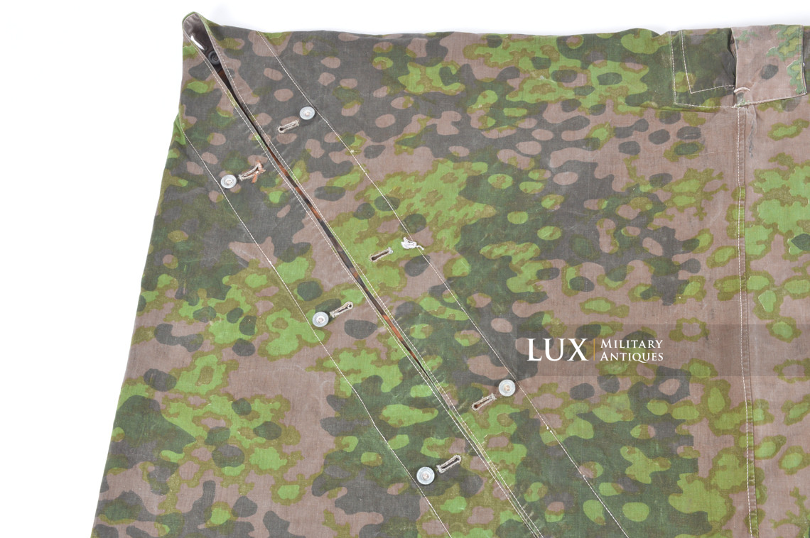 Late-war Waffen-SS camouflage shelter quarter / poncho, « plane tree 2 » - photo 9