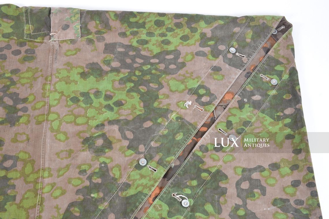 Late-war Waffen-SS camouflage shelter quarter / poncho, « plane tree 2 » - photo 10