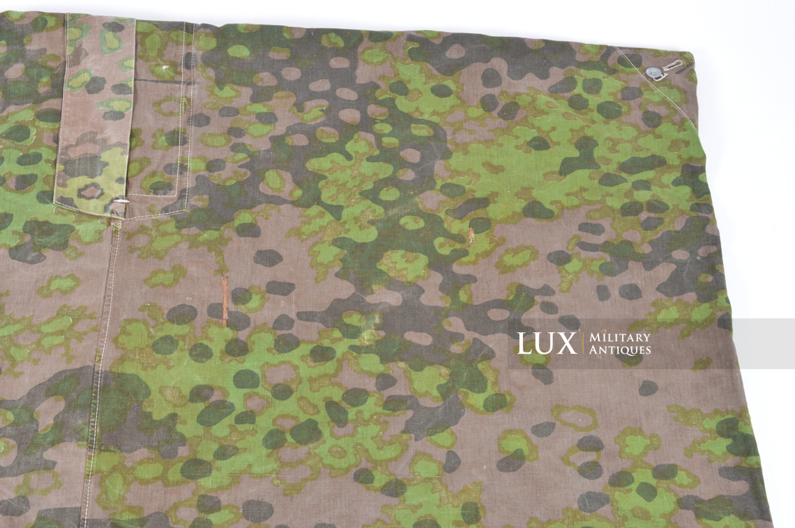 Late-war Waffen-SS camouflage shelter quarter / poncho, « plane tree 2 » - photo 18
