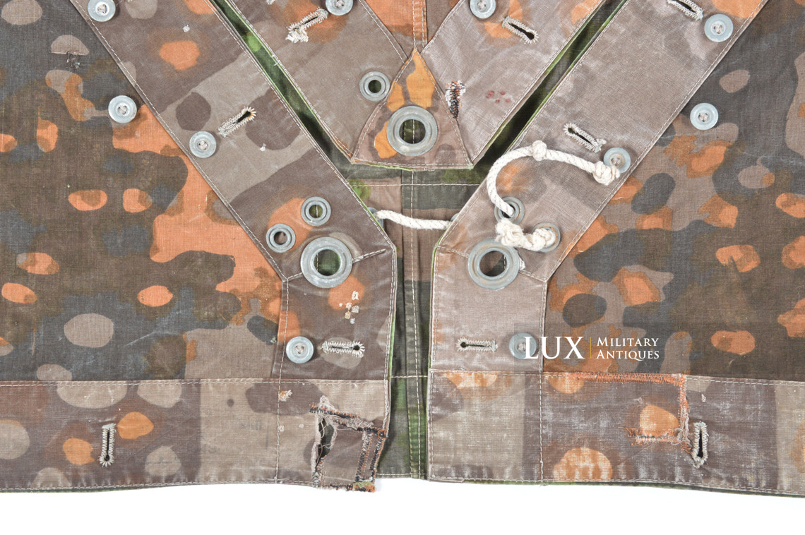 Late-war Waffen-SS camouflage shelter quarter / poncho, « plane tree 2 » - photo 29