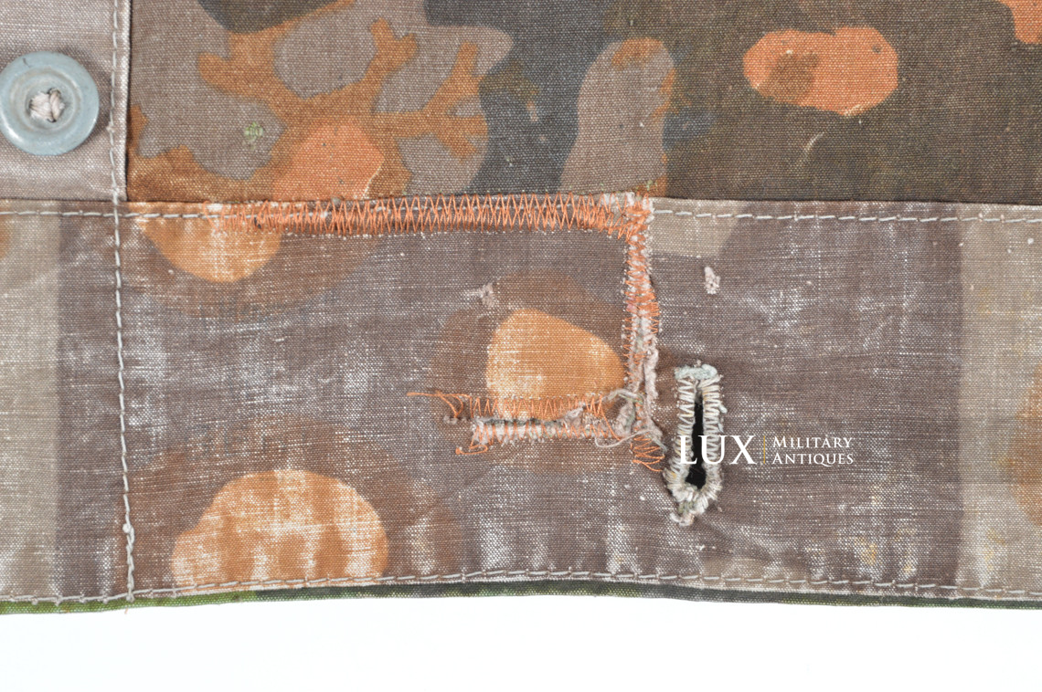 Late-war Waffen-SS camouflage shelter quarter / poncho, « plane tree 2 » - photo 31