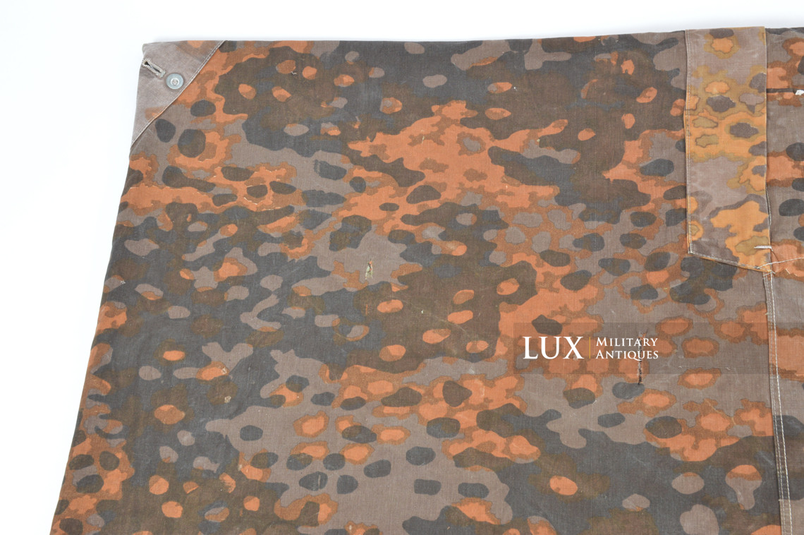 Late-war Waffen-SS camouflage shelter quarter / poncho, « plane tree 2 » - photo 34