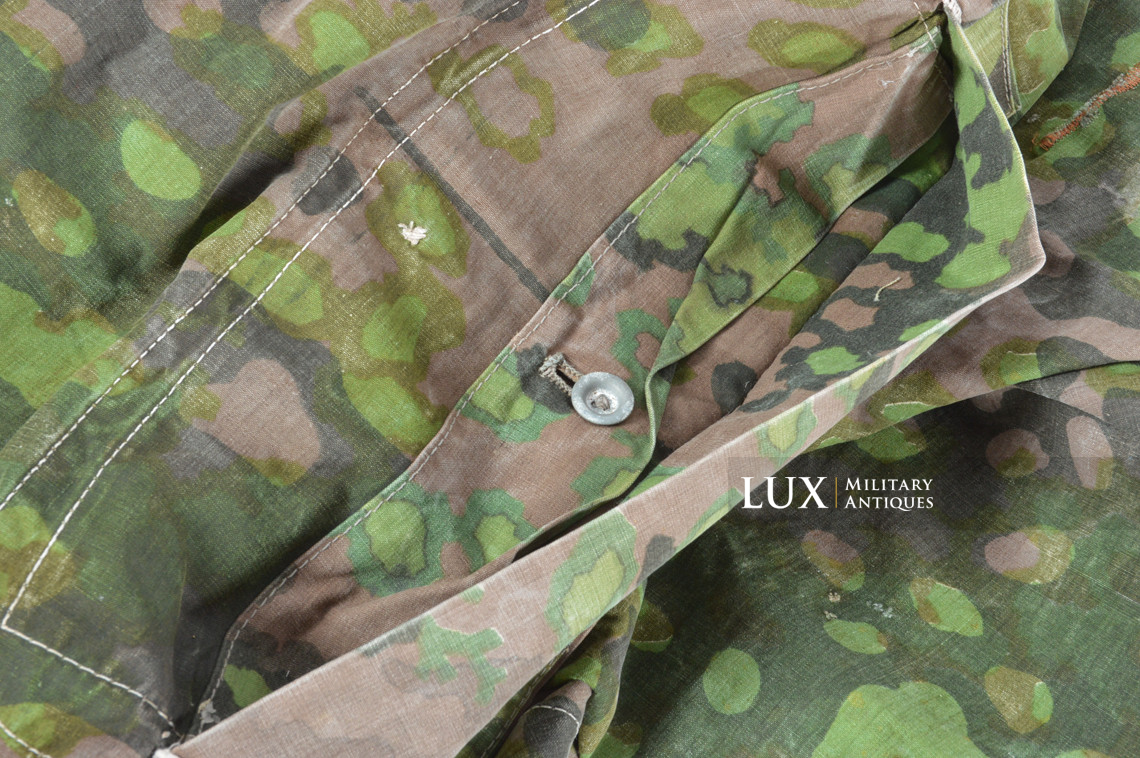 Late-war Waffen-SS camouflage shelter quarter / poncho, « plane tree 2 » - photo 23