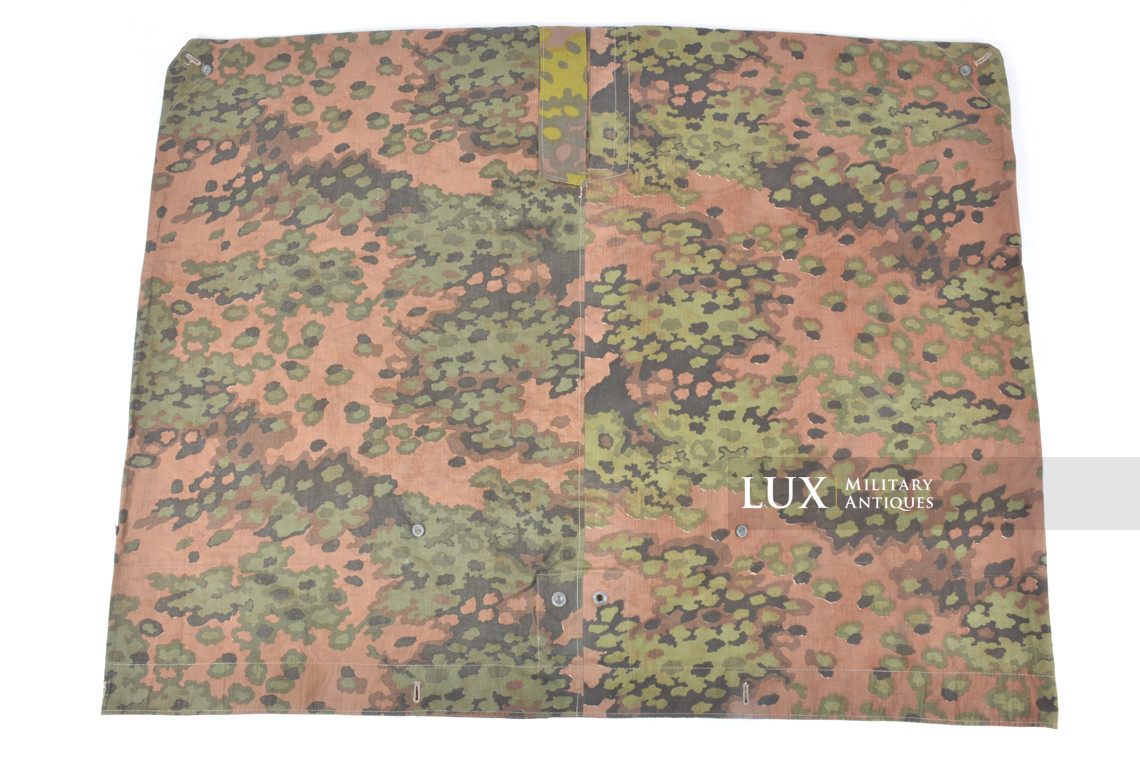 Late-war Waffen-SS Oakleaf B camouflage shelter quarter / poncho, « RBNr » - photo 13